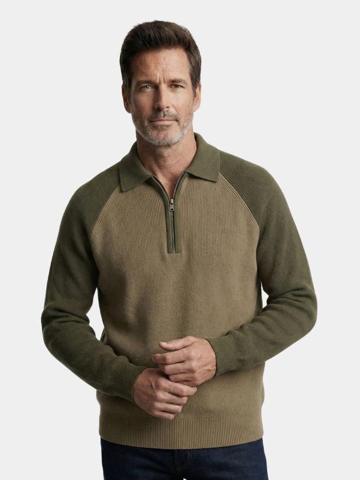 Raglan Quarter Zip Sweater - Dalton & Rowe
