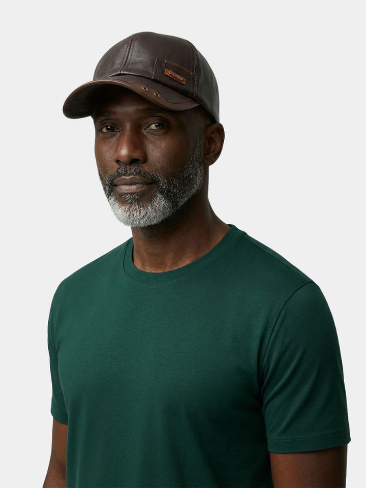 Rustic Crown Leather Cap - Dalton & Rowe