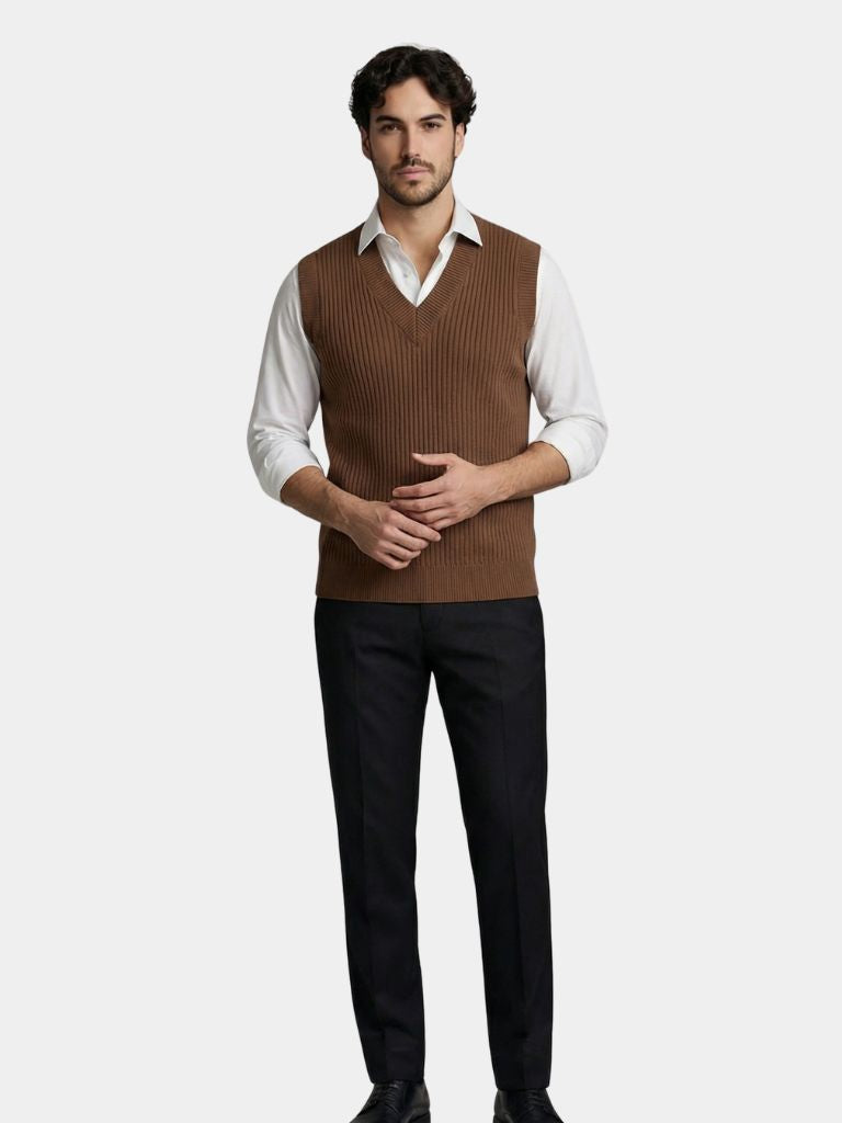 Knit Vest Waistcoat - Dalton & Rowe