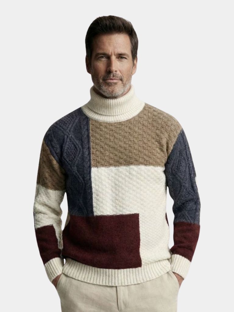 Mosaic Artisan Knit Sweater - Dalton & Rowe