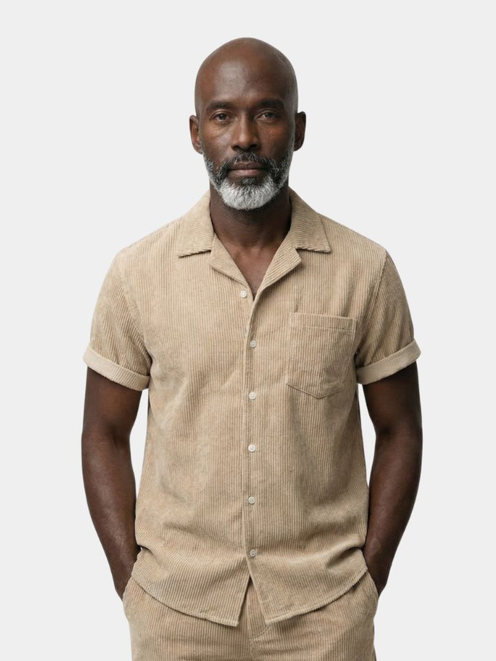 Summer Corduroy Set Shorts and Shirt - Dalton & Rowe