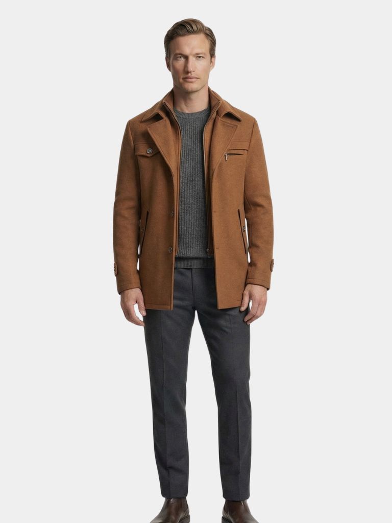 Essential Wool Blend Coat - Dalton & Rowe