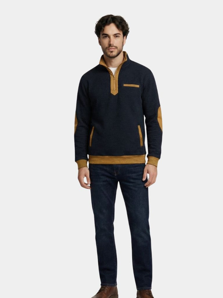 Explorer High Collar Quarter Zip Pullover - Dalton & Rowe