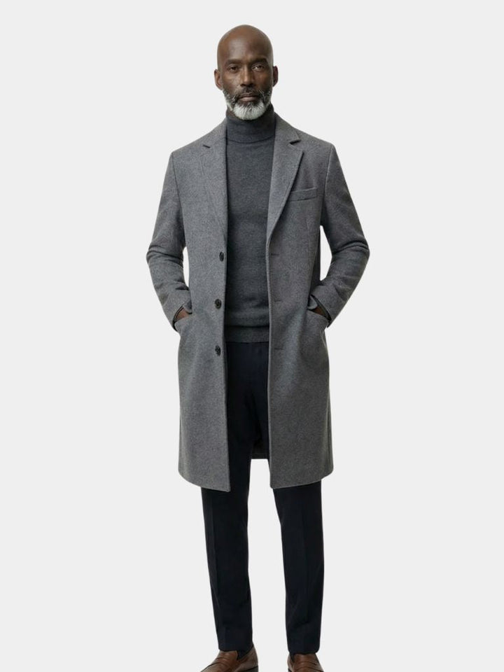 Mens Wool Blend Trench Coat - Dalton & Rowe