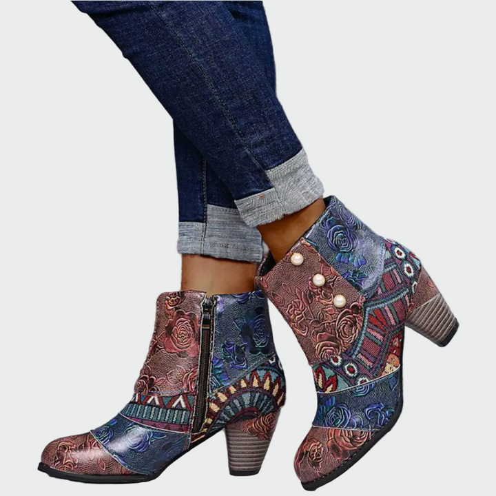 Aurélia | Botines Patchwork Artísticos