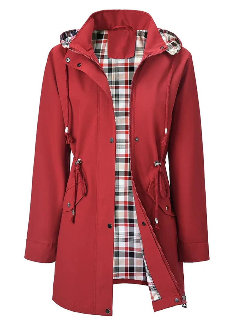 Delsina - Chaqueta Impermeable Elegante