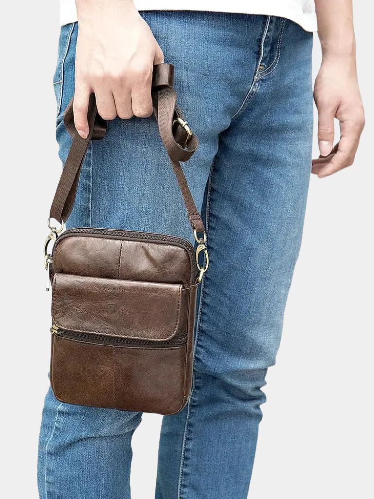 Essential Leather Shoulder Bag - Dalton & Rowe