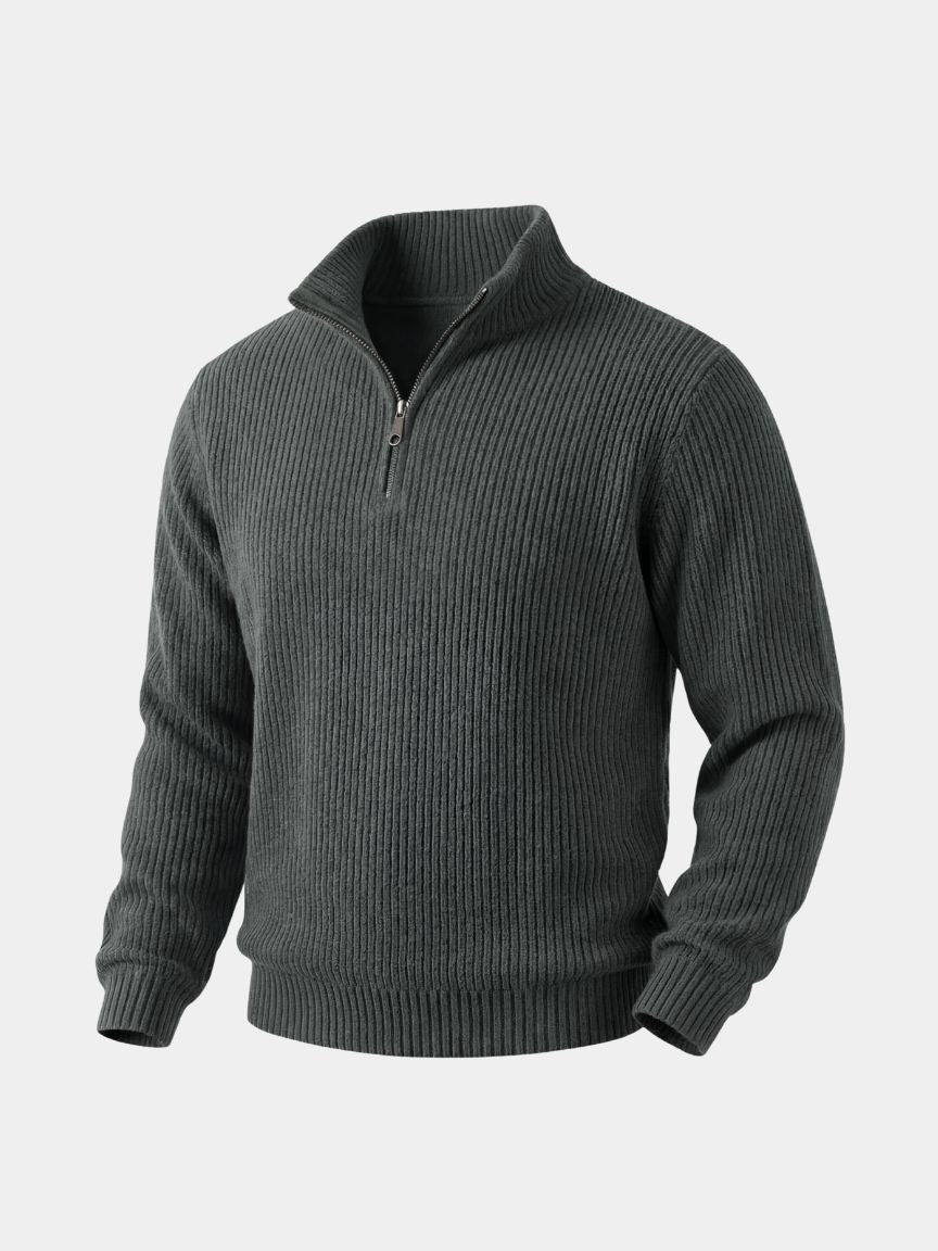 Classic Highland Quarter-Zip Sweater - Dalton & Rowe