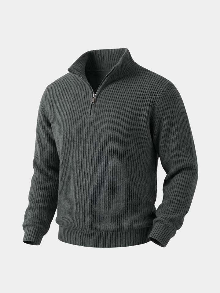 Classic Highland Quarter-Zip Sweater - Dalton & Rowe