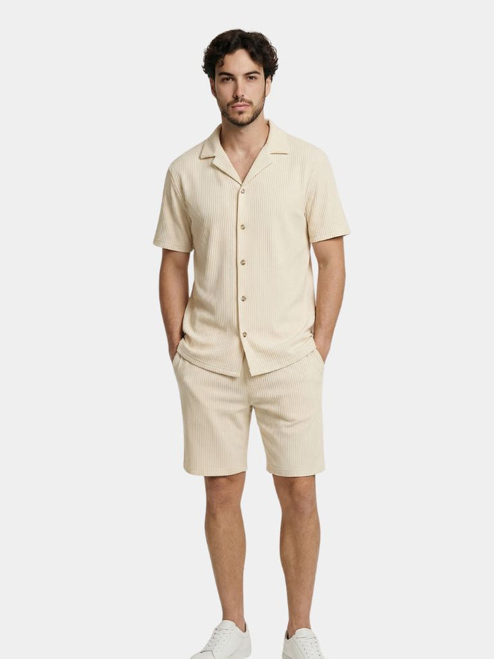 Minimalist Corduroy Set Shorts and Shirt - Dalton & Rowe