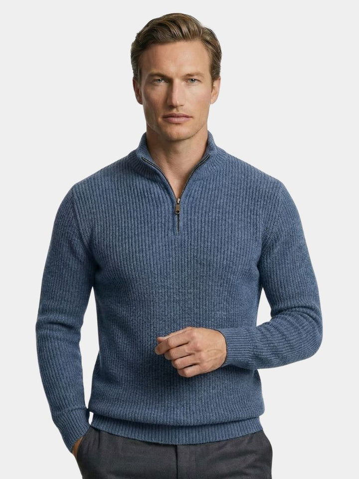 Classic Highland Quarter-Zip Sweater - Dalton & Rowe