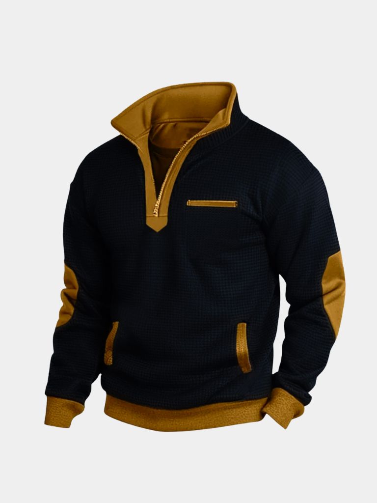 Explorer High Collar Quarter Zip Pullover - Dalton & Rowe