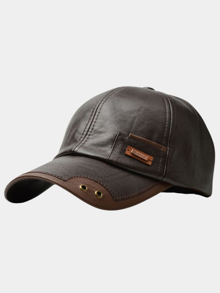 Rustic Crown Leather Cap - Dalton & Rowe