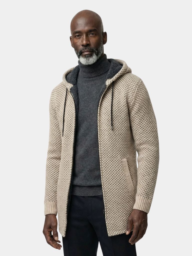 Lugano Knitted Hooded Winter Coat - Dalton & Rowe