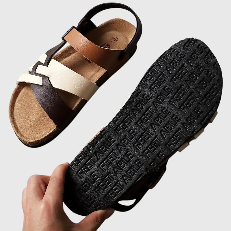 Émilienne | Sandalias Ortopédicas Cruzadas