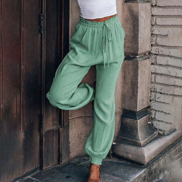 Kaeli – Pantalones Elegantes con Cordon