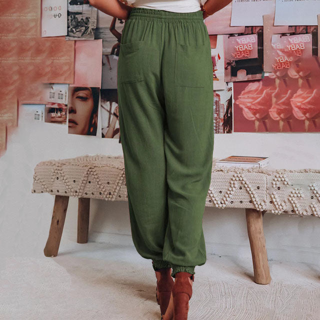 Kaeli – Pantalones Elegantes con Cordon