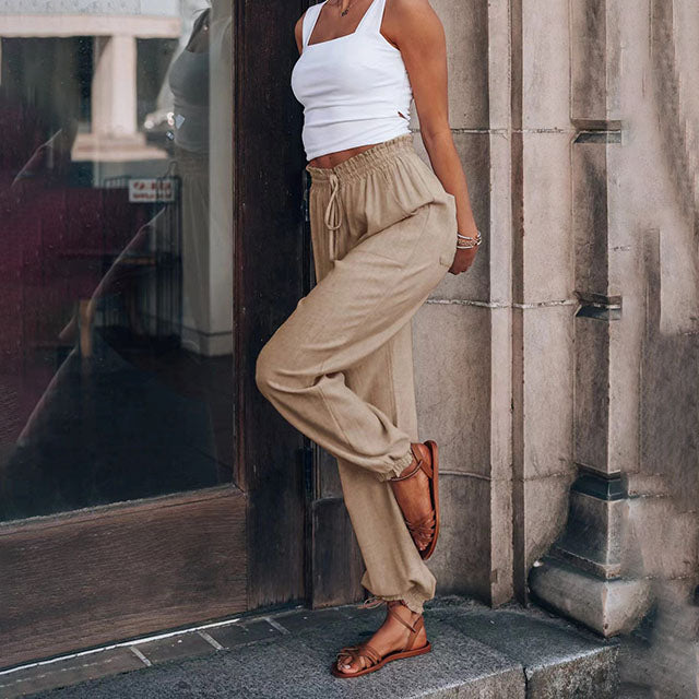 Kaeli – Pantalones Elegantes con Cordon