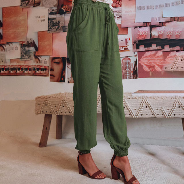 Kaeli – Pantalones Elegantes con Cordon