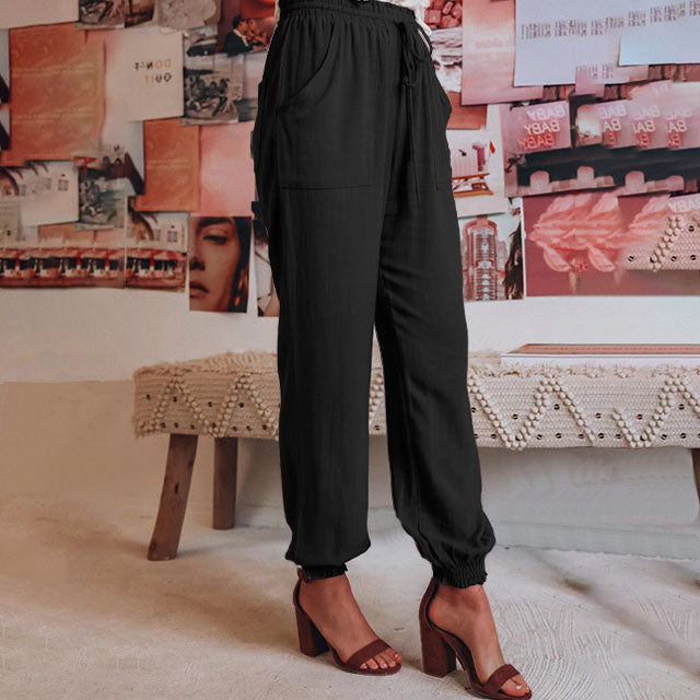 Kaeli – Pantalones Elegantes con Cordon