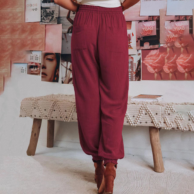 Kaeli – Pantalones Elegantes con Cordon