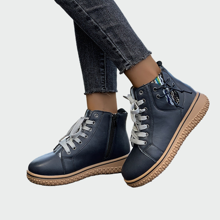 Clara | Botines Casual Con Cordones