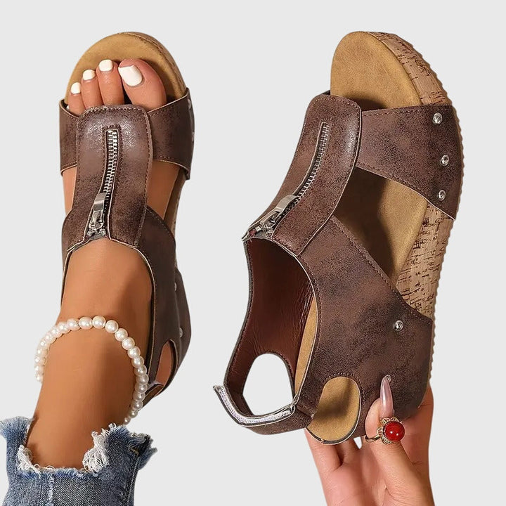 Bridie | Sandalias Ortopédicas con Cuña