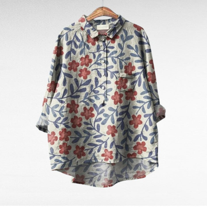 Séraphine | Blusa Floral Artística