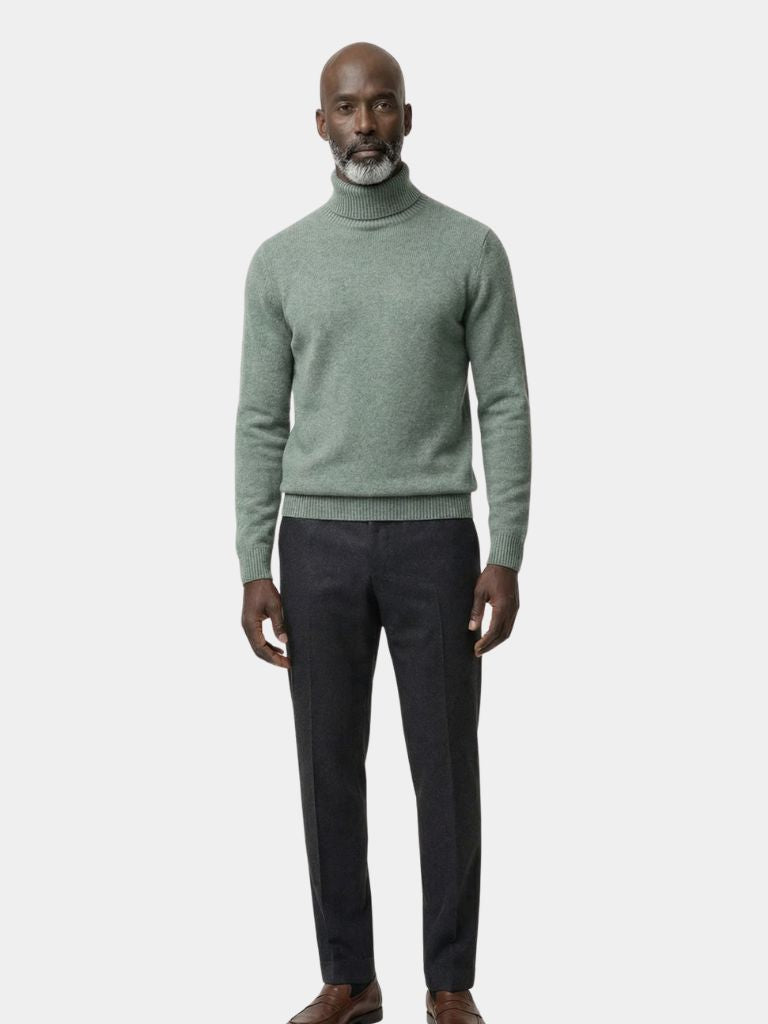 100% Merino Wool Turtleneck Sweater - Dalton & Rowe