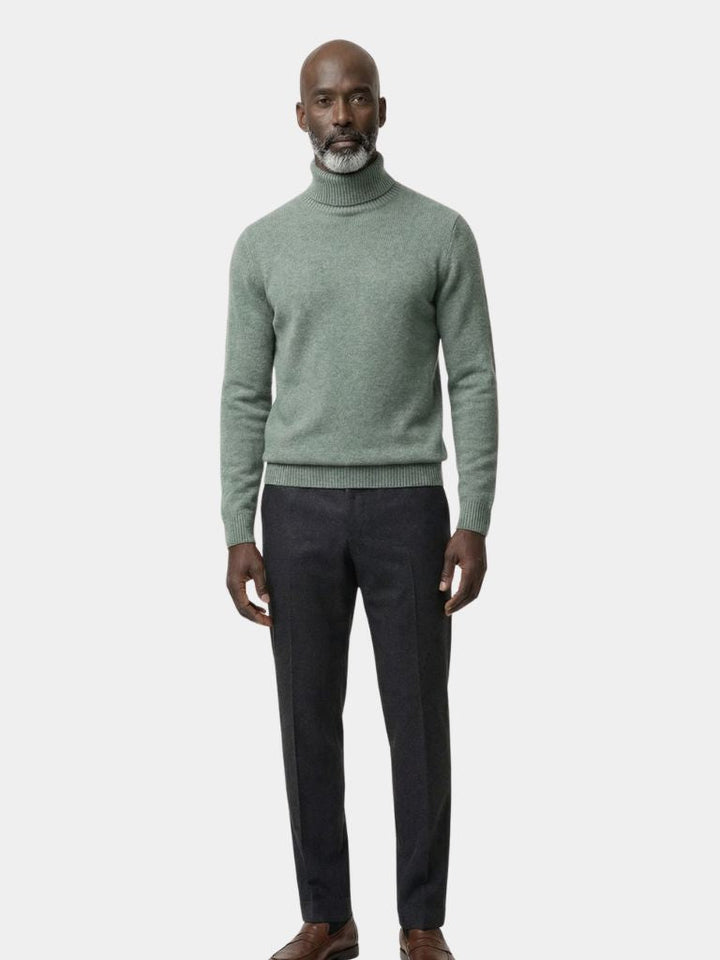 100% Merino Wool Turtleneck Sweater - Dalton & Rowe