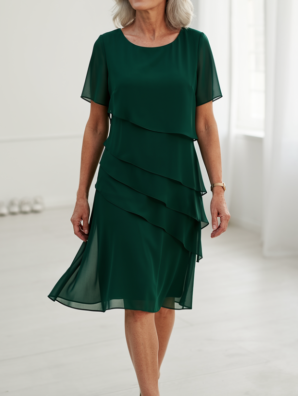 Maristelle | Vestido Elegante Noche Satinada
