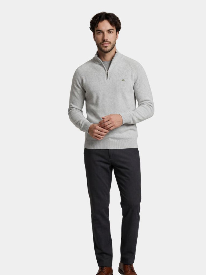 Elegant Quarter Zip Sweater - Dalton & Rowe