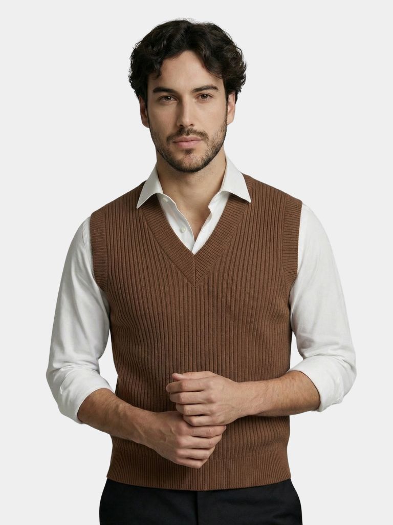 Knit Vest Waistcoat - Dalton & Rowe