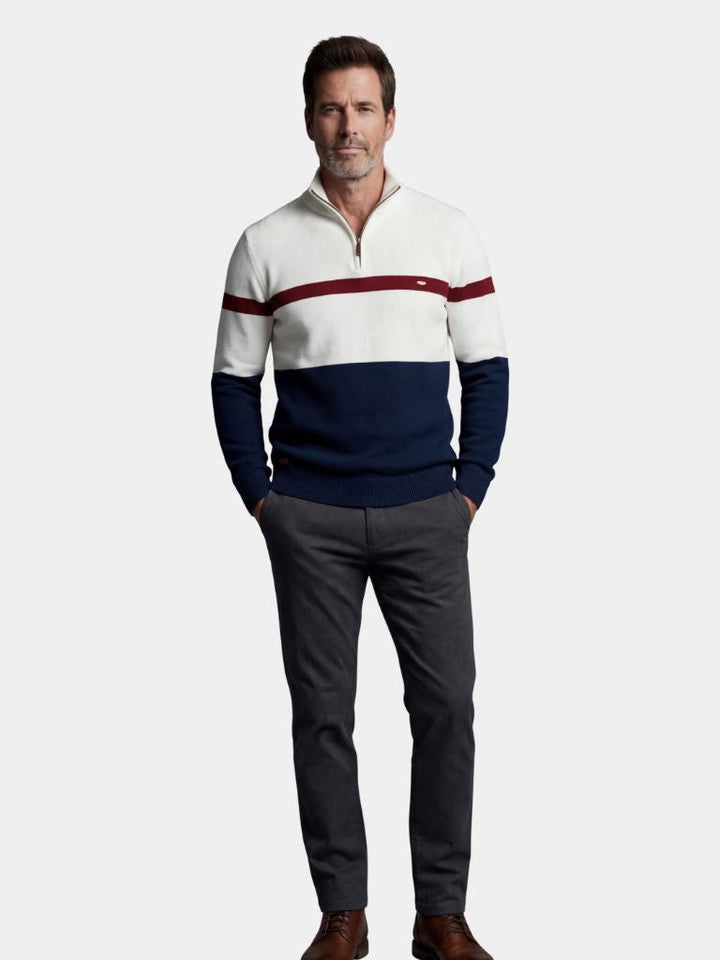 Quarter-Zip Jumper Sweater - Dalton & Rowe