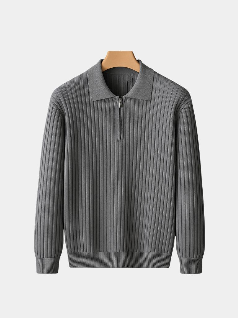 Alpine Riviera Knit Polo Pullover - Dalton & Rowe