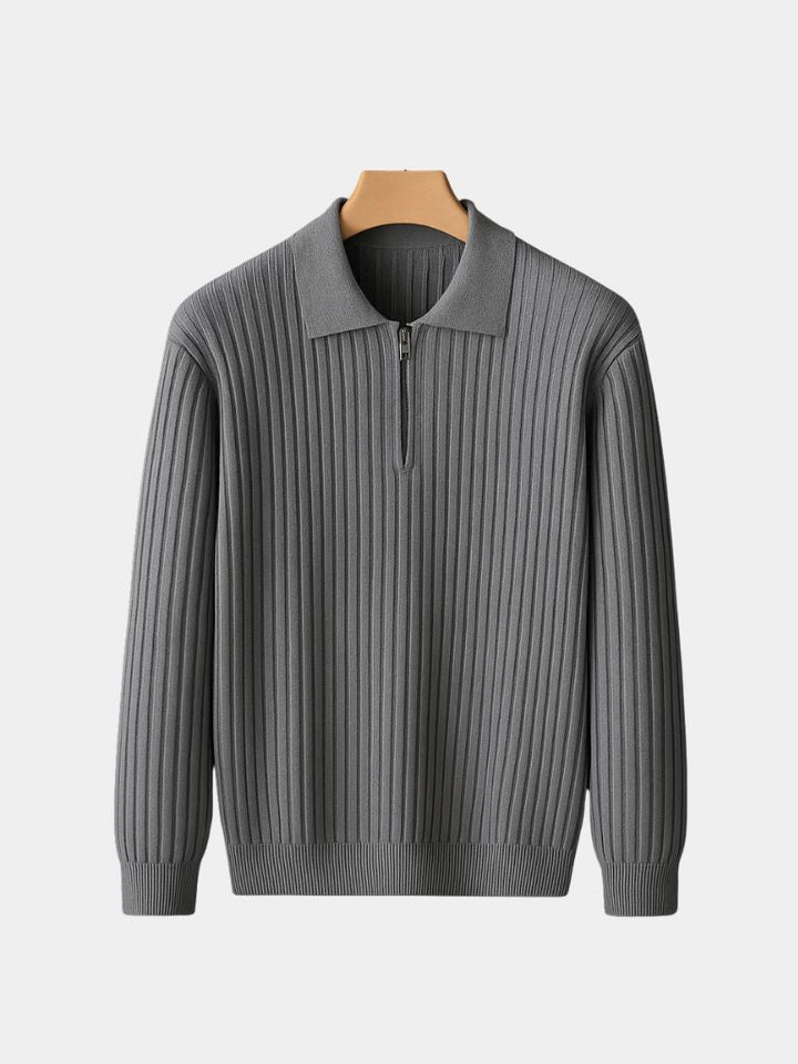 Alpine Riviera Knit Polo Pullover - Dalton & Rowe