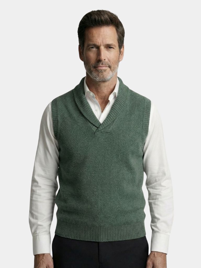 British Knit Vest Waistcoat - Dalton & Rowe