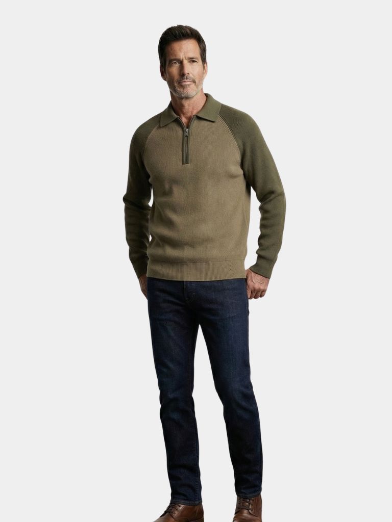 Raglan Quarter Zip Sweater - Dalton & Rowe