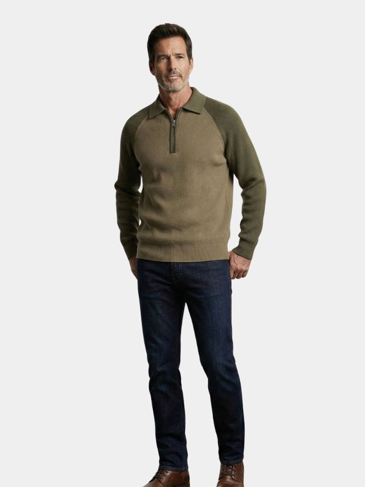 Raglan Quarter Zip Sweater - Dalton & Rowe