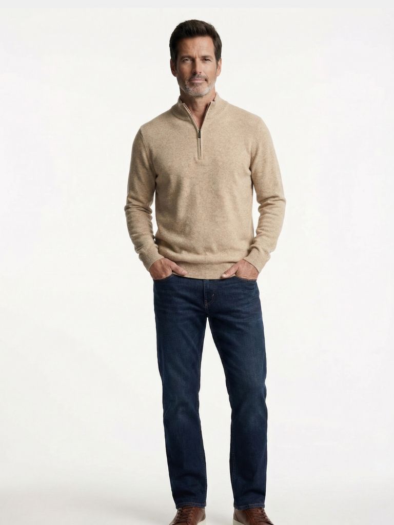 Merino Half Zip Sweater - Dalton & Rowe