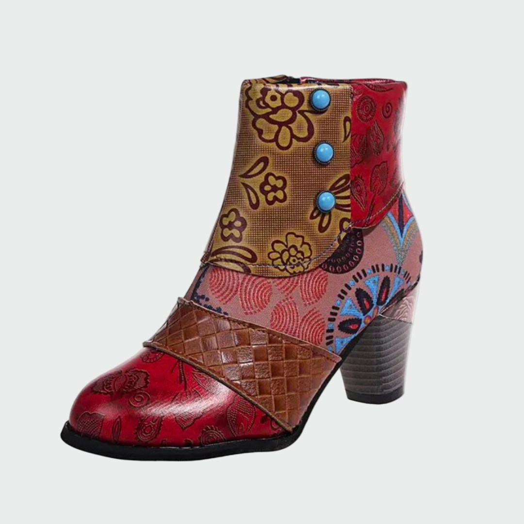 Aurélia | Botines Patchwork Artísticos