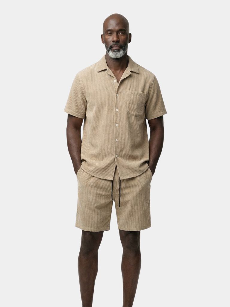 Summer Corduroy Set Shorts and Shirt - Dalton & Rowe