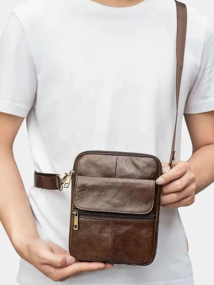 Essential Leather Shoulder Bag - Dalton & Rowe