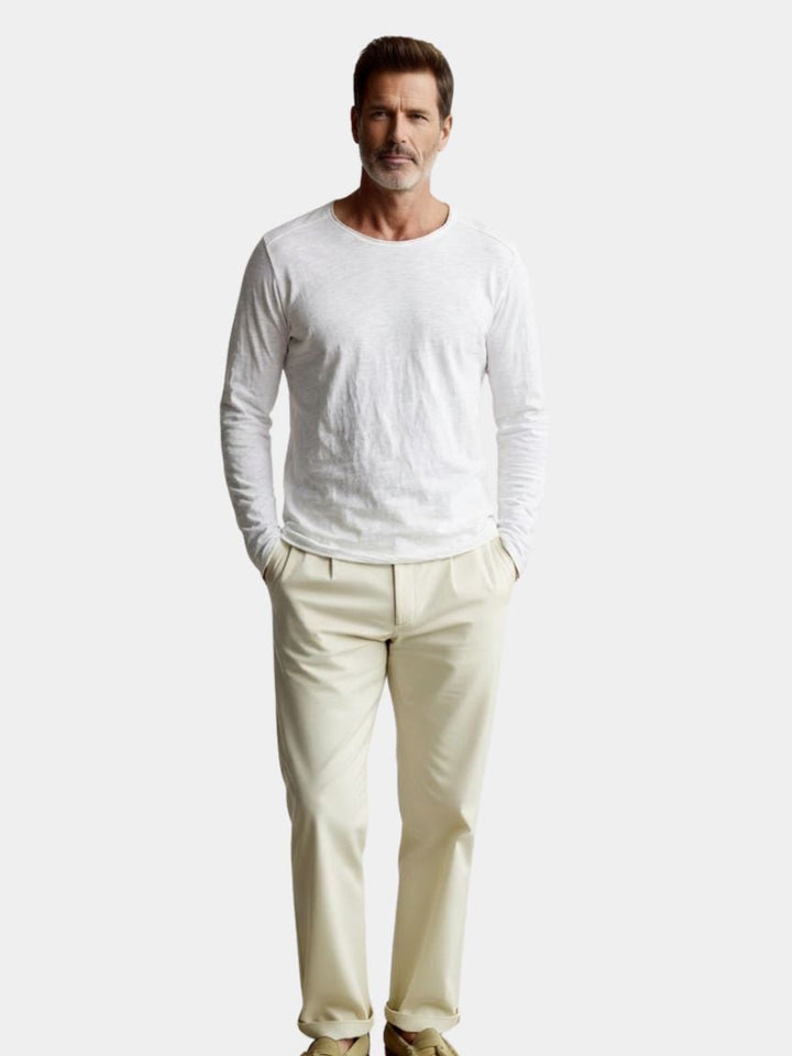 Essential Vintage Cotton Long Sleeve Tee - Dalton & Rowe