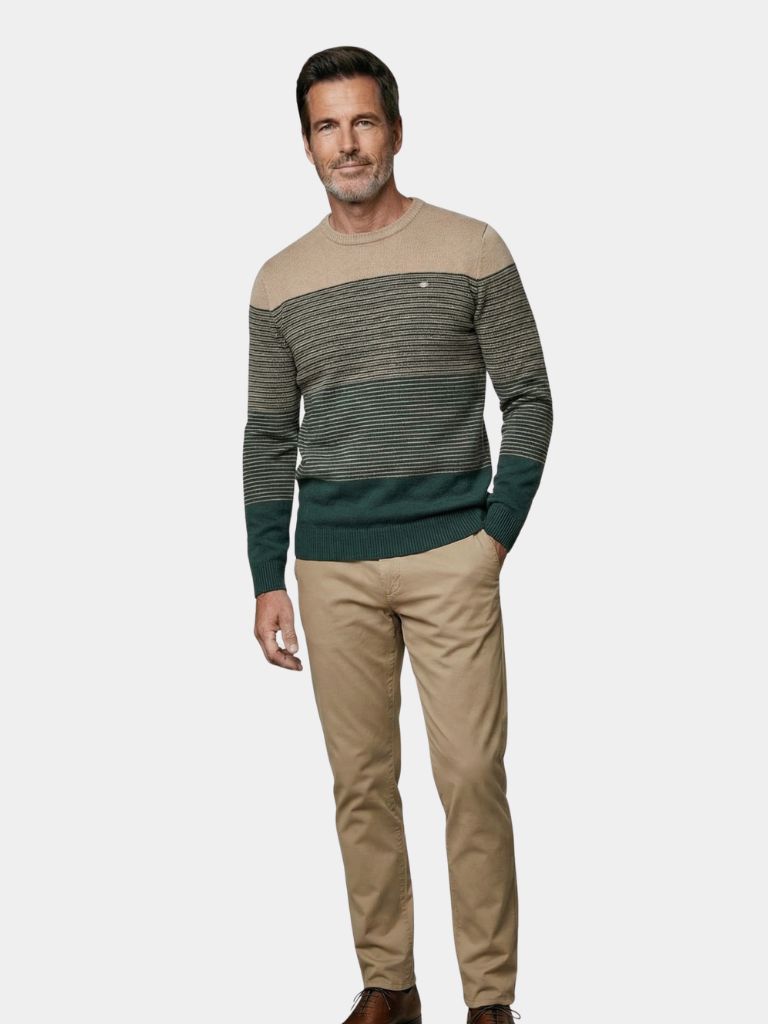 Crew Neck Knitwear Knit Pullover Sweater Jumper - Dalton & Rowe
