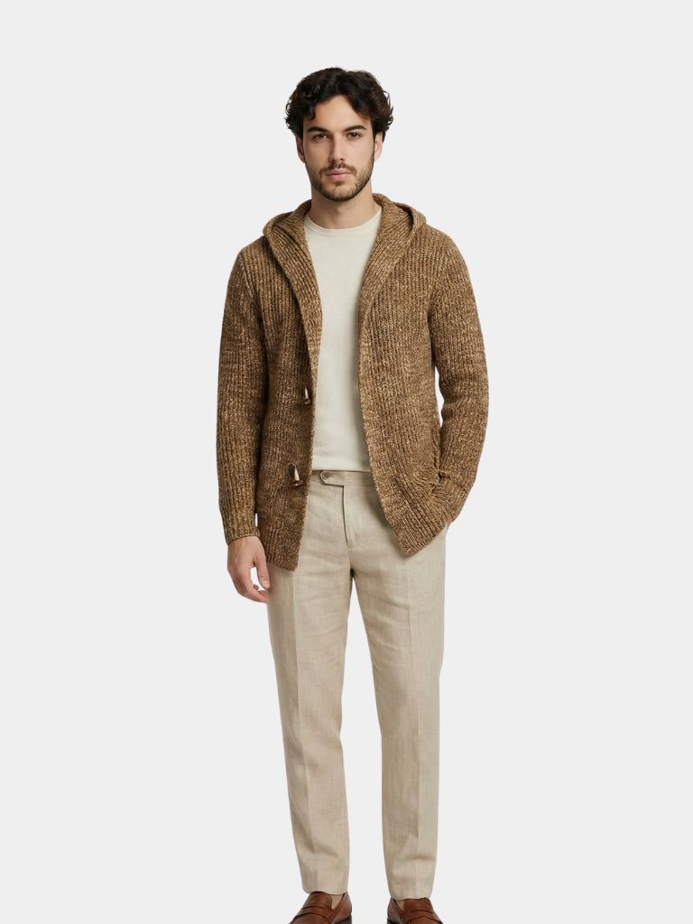 Himalaya Knit Hooded Jacket - Dalton & Rowe