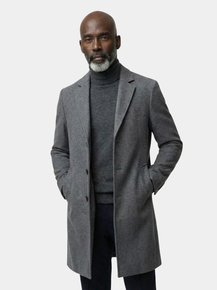 Mens Wool Blend Trench Coat - Dalton & Rowe