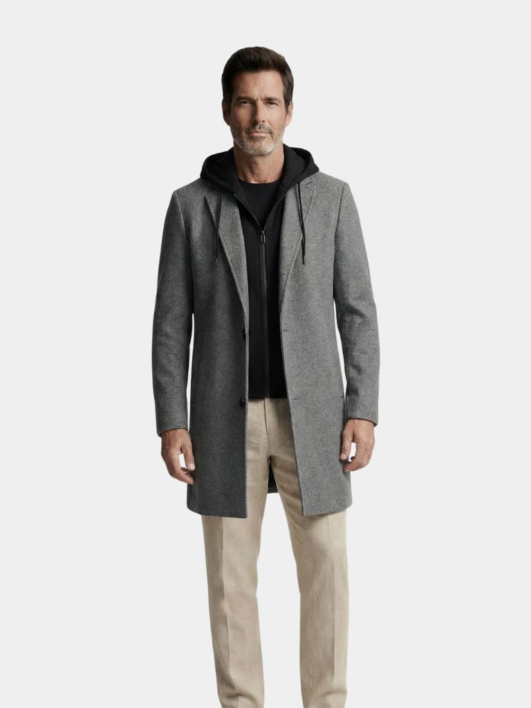 Metropolitan Hooded Overcoat - Dalton & Rowe
