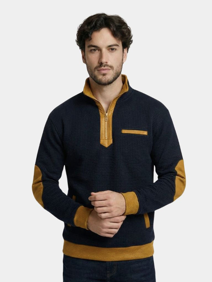 Explorer High Collar Quarter Zip Pullover - Dalton & Rowe