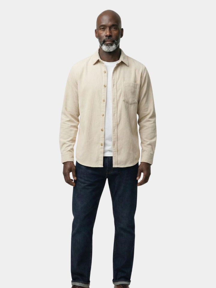 Casual Solid Corduroy Shirt - Dalton & Rowe